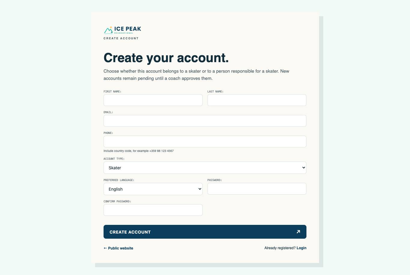 Registration